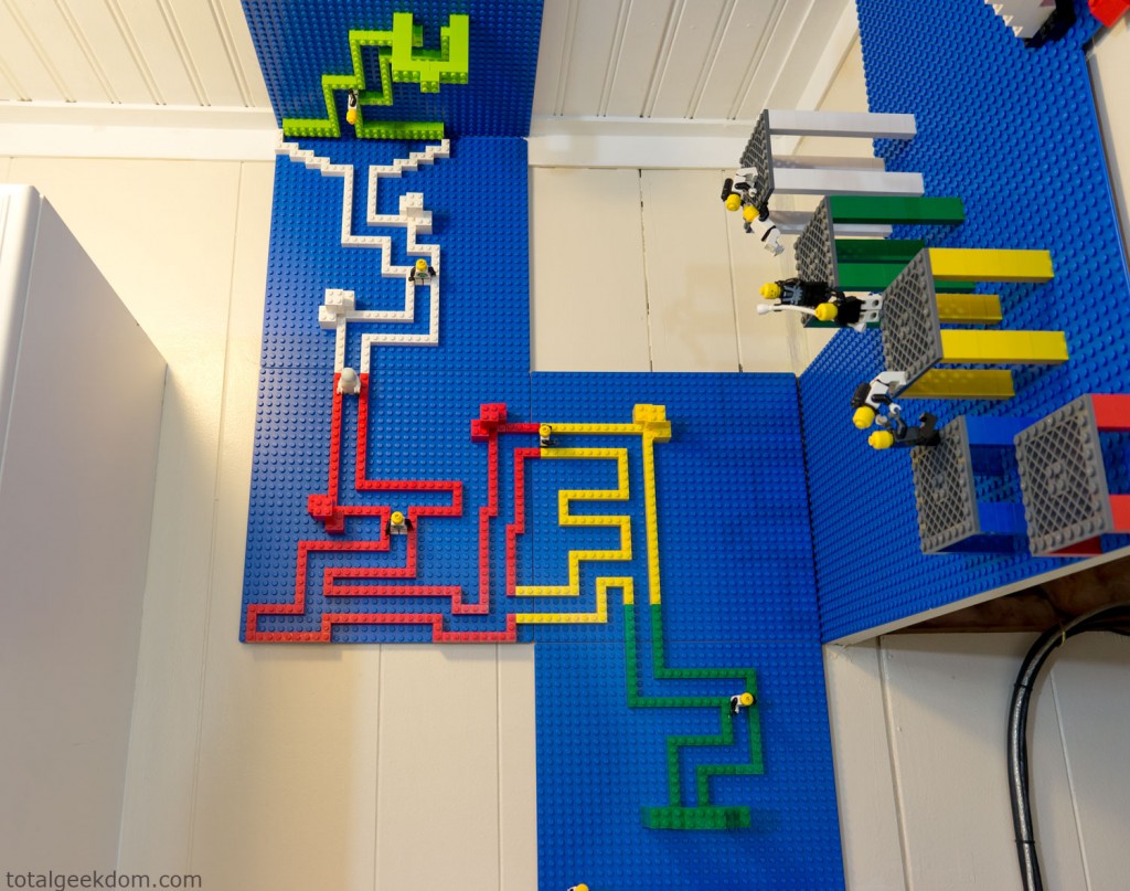 Lego Maze on Wall